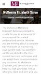 Mobile Screenshot of mckenzieelizabethsalon.com